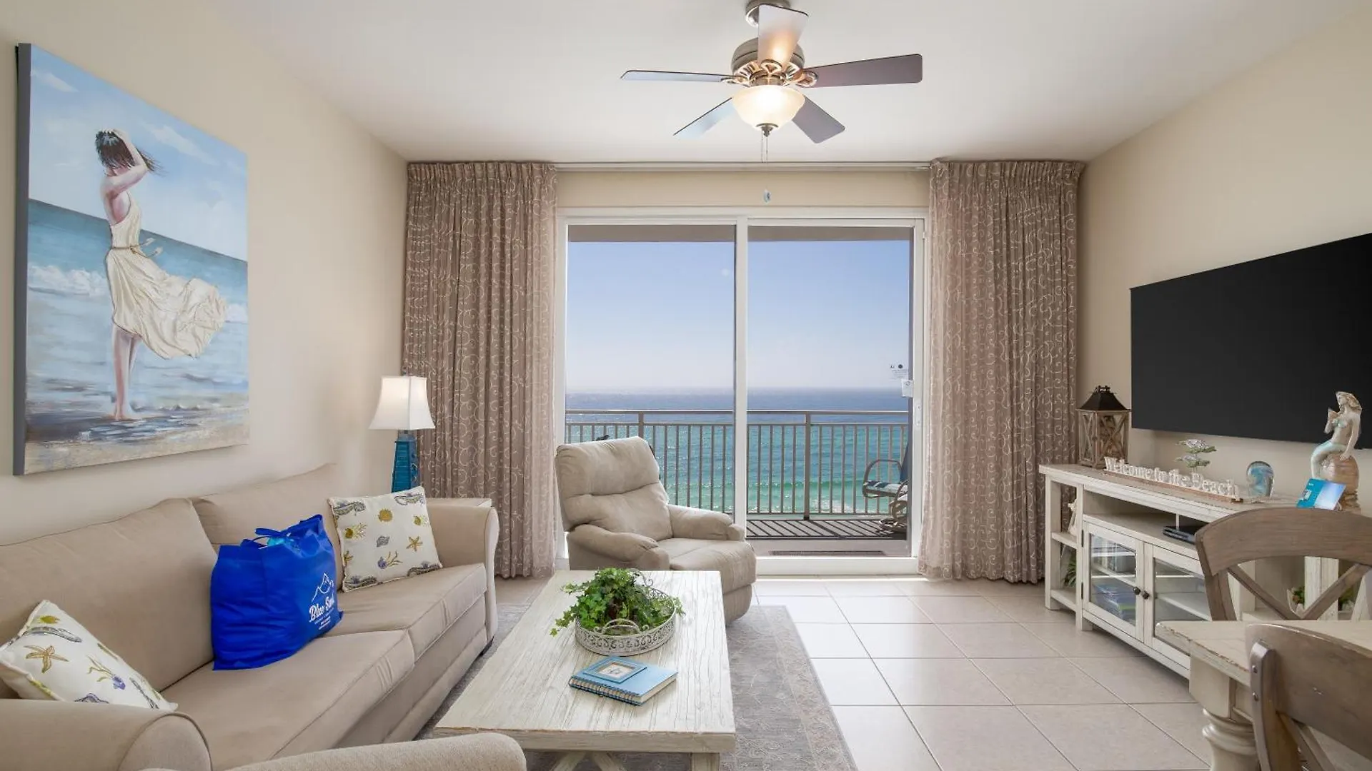 Water Park On-Site! 2 Beachfront Master Suites! Corner Balcony Views! Panama City Beach
