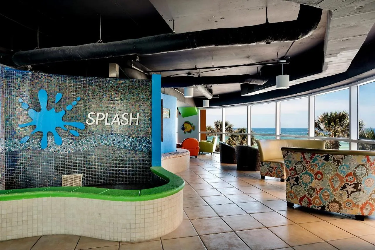Water Park On-Site! 2 Beachfront Master Suites! Corner Balcony Views! Panama City Beach USA